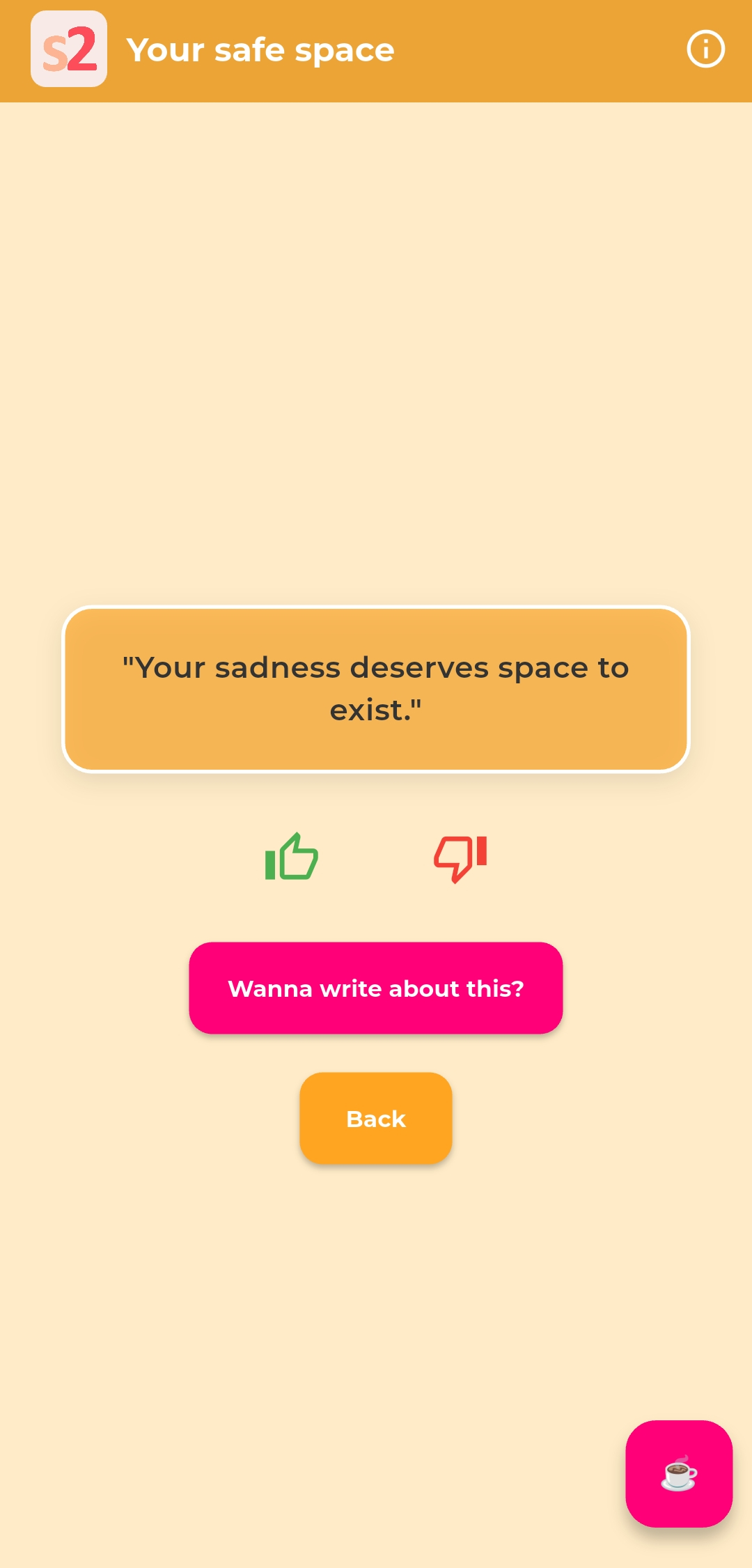 Supportive message